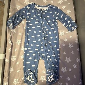 Caden Lane footie 0-3 months